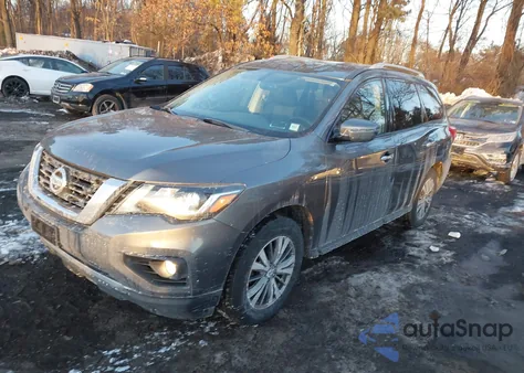 2018 Nissan Pathfinder Sv из США, поврежденный, VIN 5N1DR2MM2JC651724